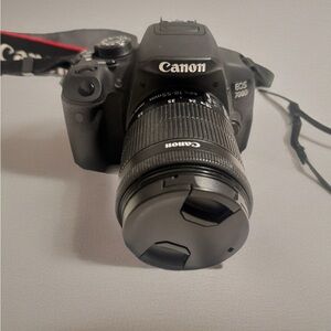 Canon Black DSLR Camera with Bag and Lenses